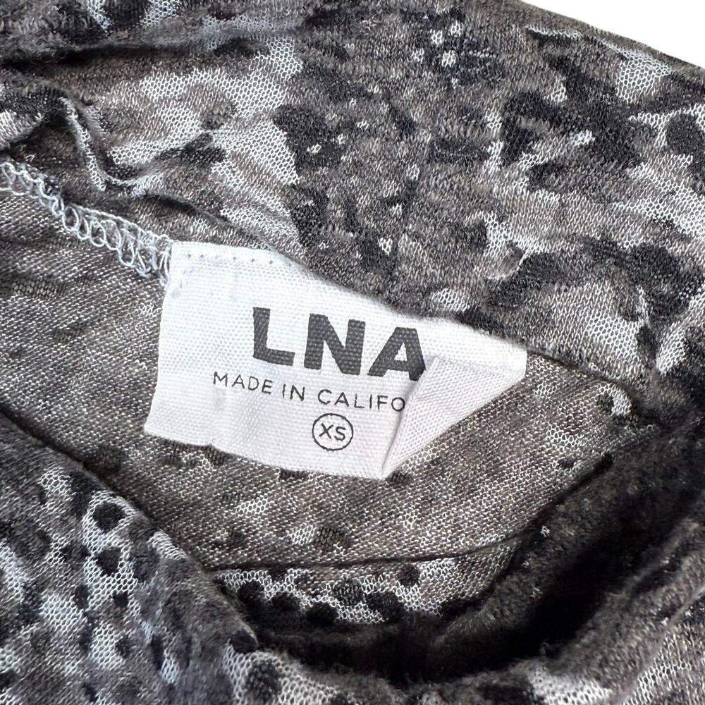 LNA Burnout Lyon Snakeskin Python Turtleneck XS - image 5